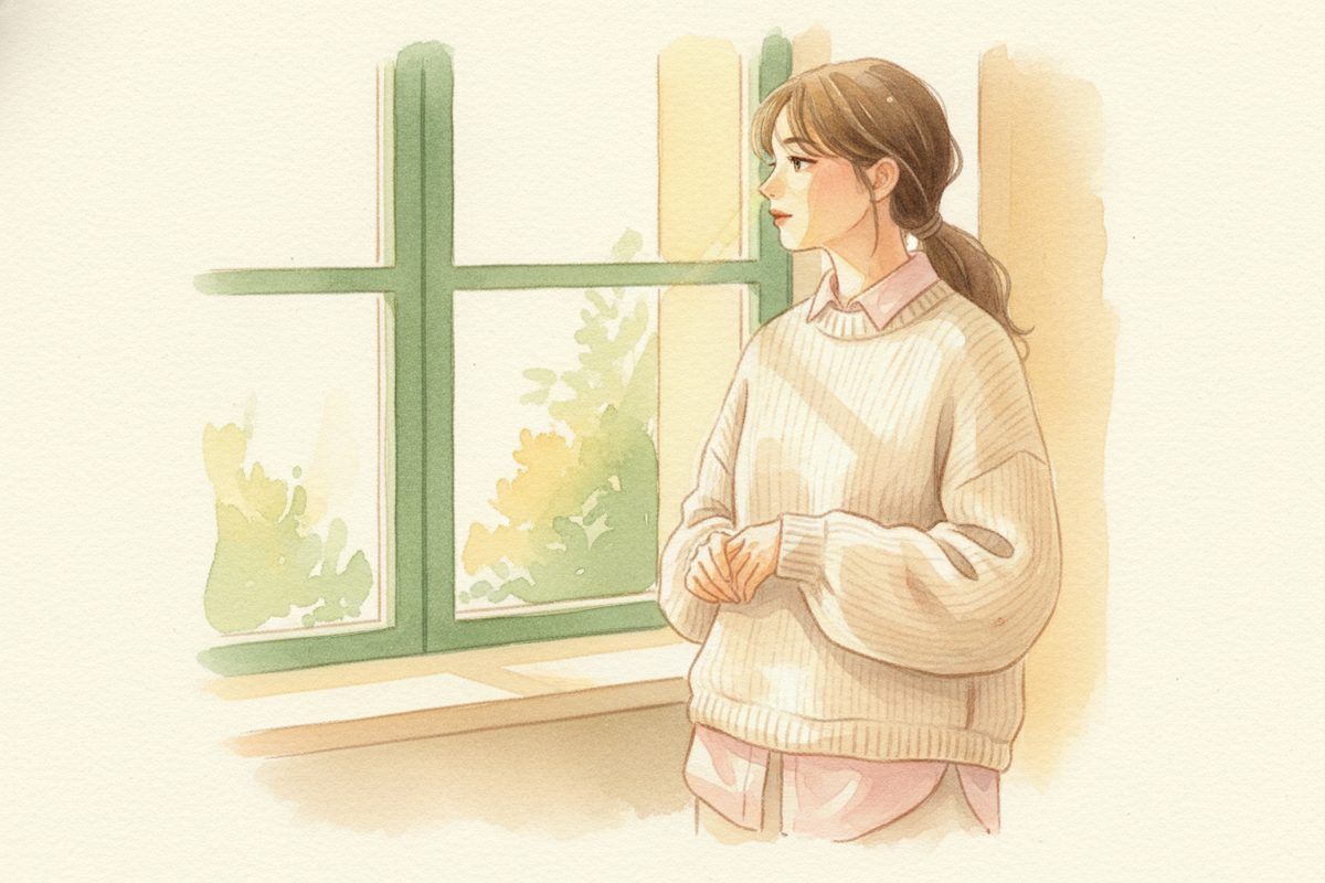 A warm watercolor illustration of week 2 of pregnancy