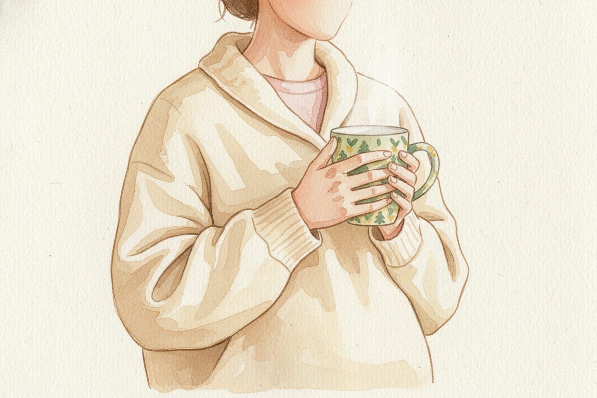 A warm watercolor illustration of week 3 of pregnancy